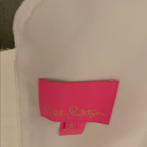 Lilly Pulitzer White Scalloped Mini Dress - Picture 3 of 4